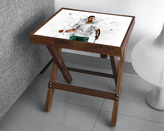 Novak Djokovic Splash Effect Coffee and Laptop Table 