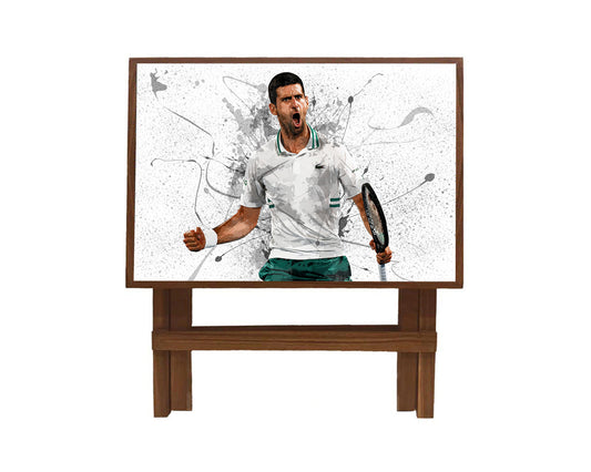 Novak Djokovic Splash Effect Coffee and Laptop Table 