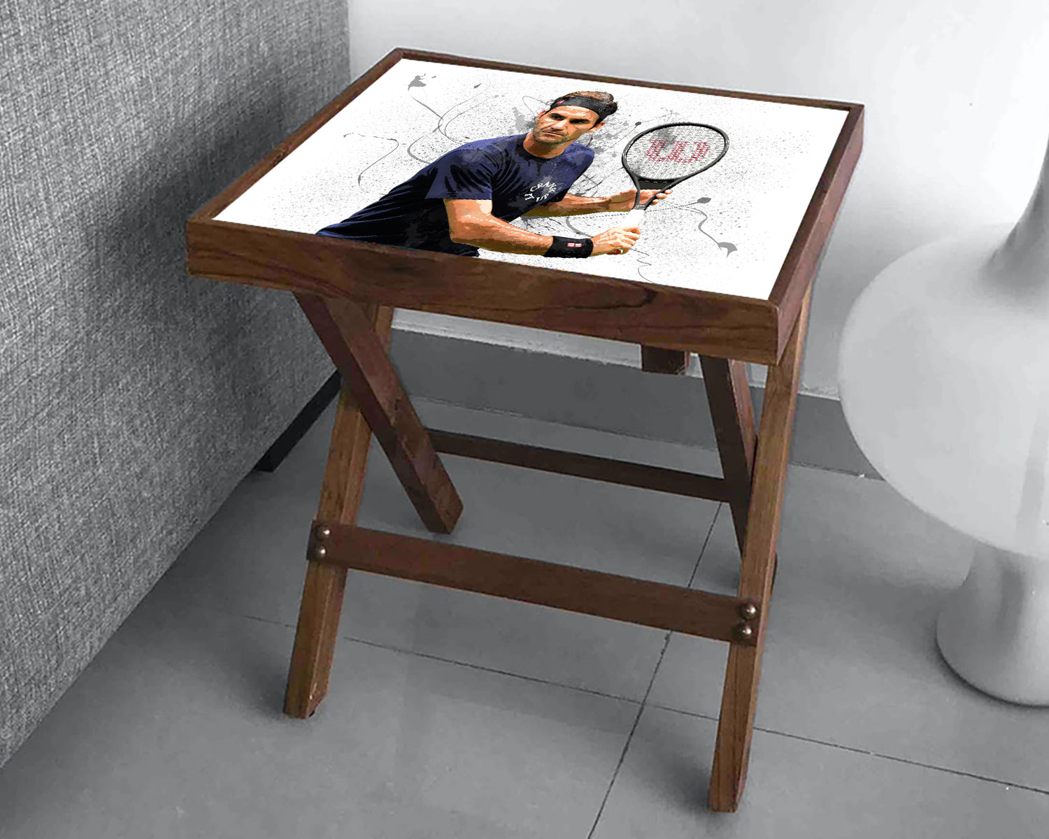 Roger Federe Splash Effect Coffee and Laptop Table 