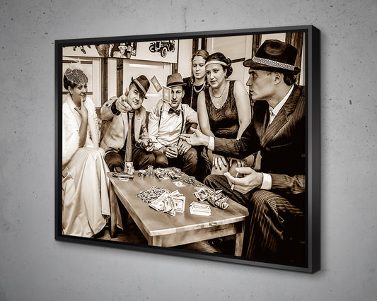 Gangsters Multicolour Wall Art