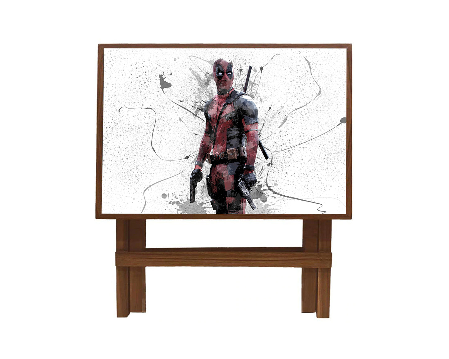 Deadpool Splash Effect Coffee and Laptop Table 