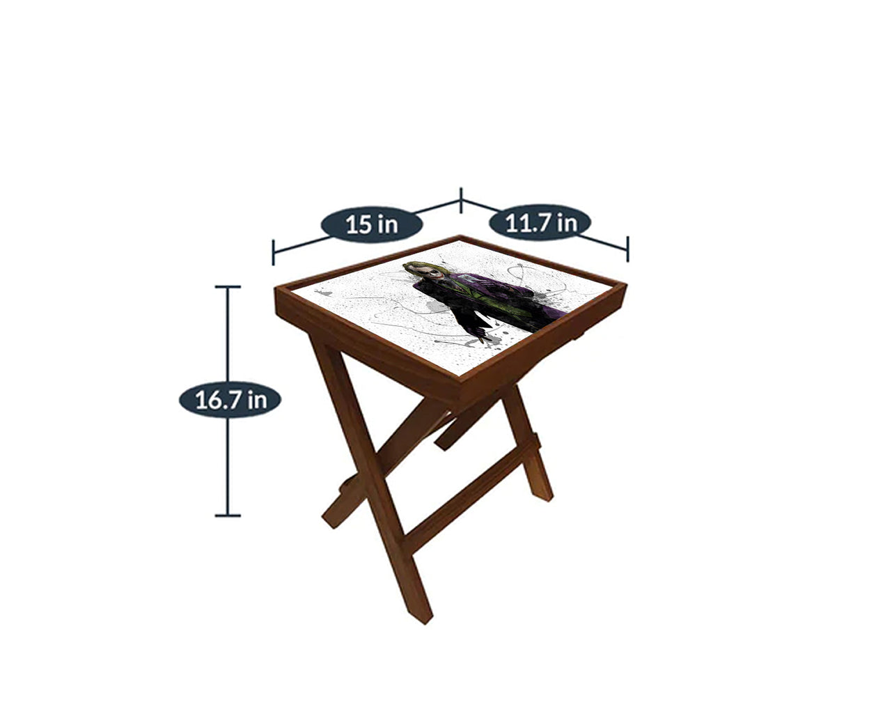The Joker Splash Effect Coffee and Laptop Table