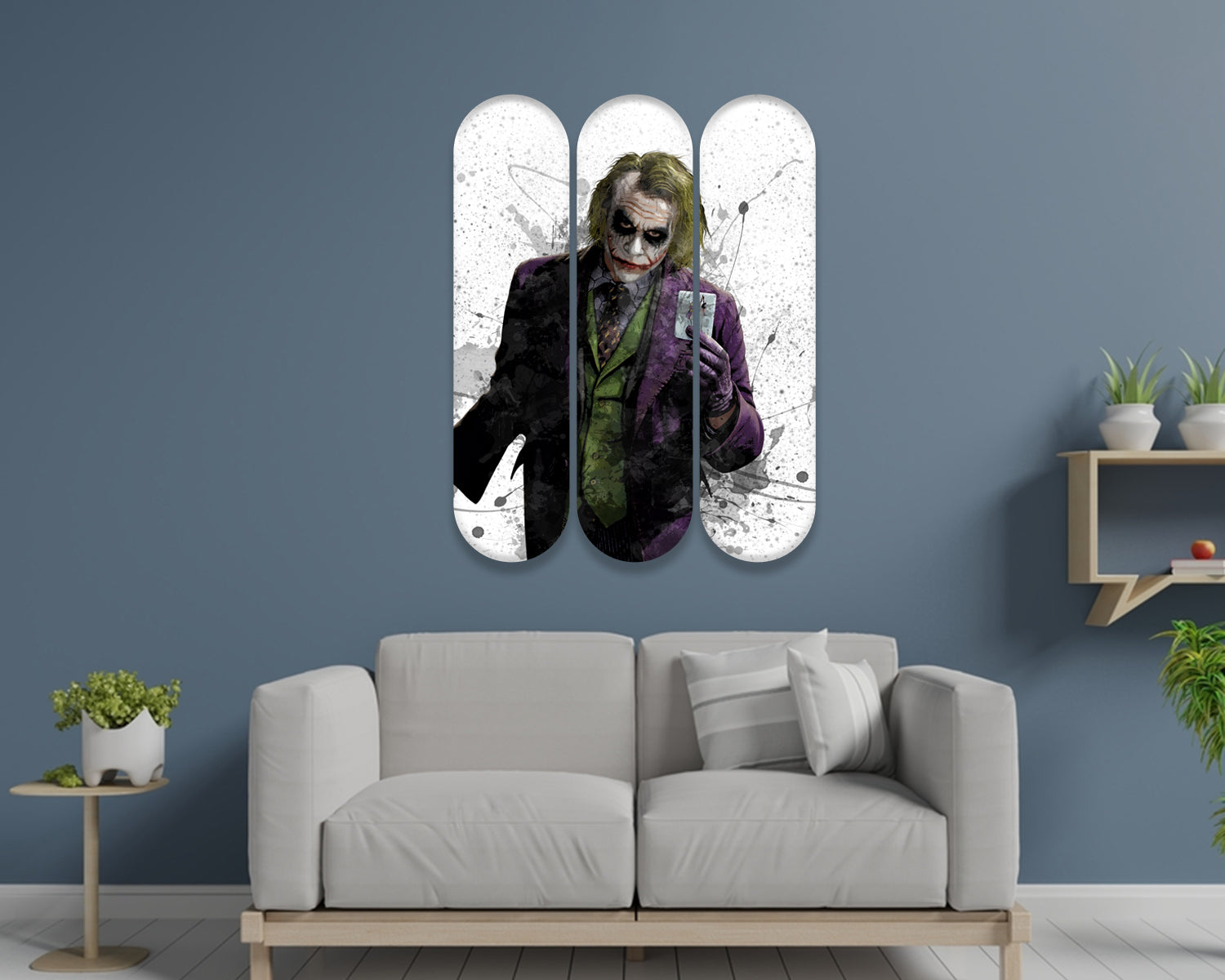The Joker Acrylic Skateboard Wall Art 