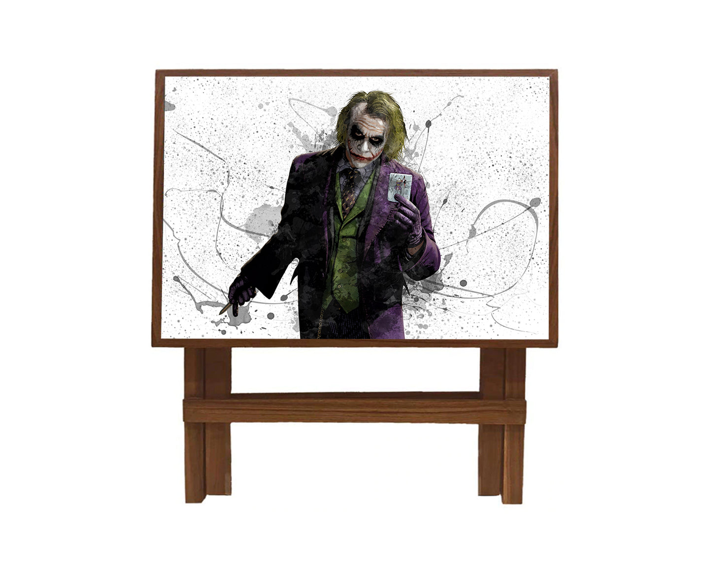 The Joker Splash Effect Coffee and Laptop Table 