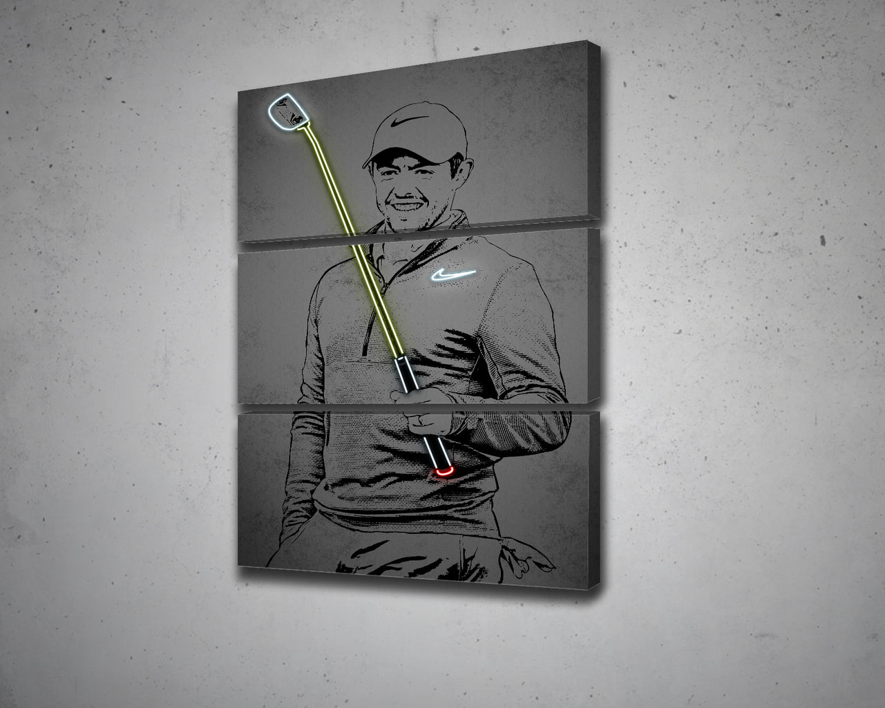 Rory McIlroy Canvas Wall Art
