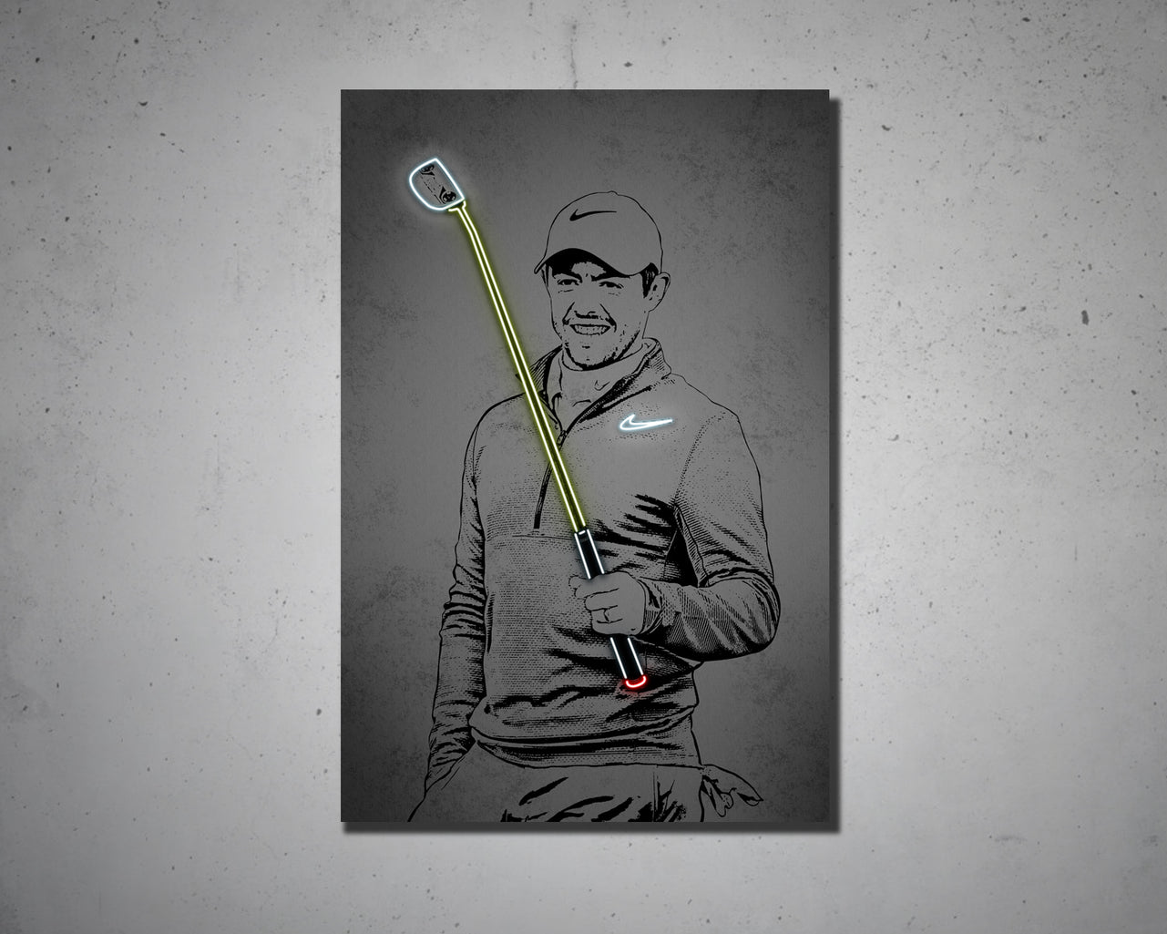 Rory McIlroy Canvas Wall Art