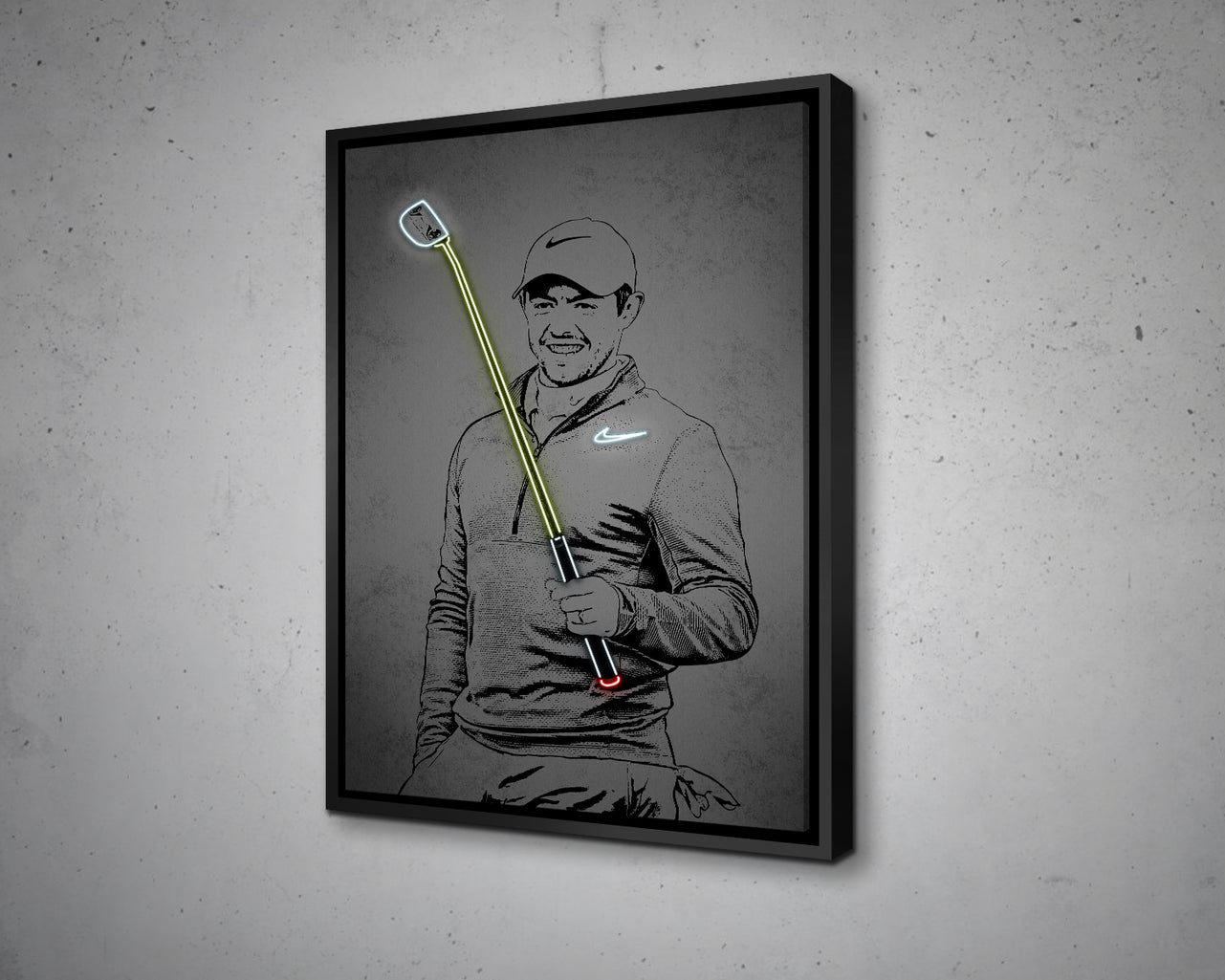 Rory McIlroy Canvas Wall Art