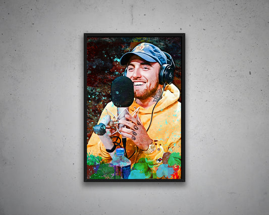 Mac Miller Multicolour Wall Art