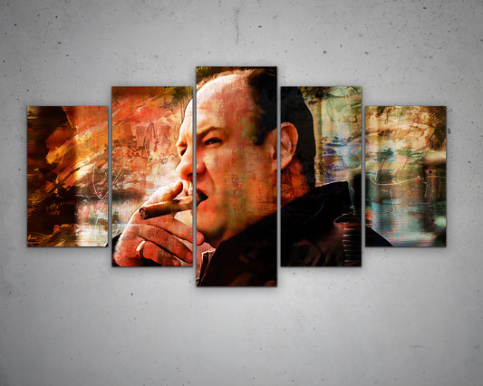 Tony Soprano Multicolour Wall Art 