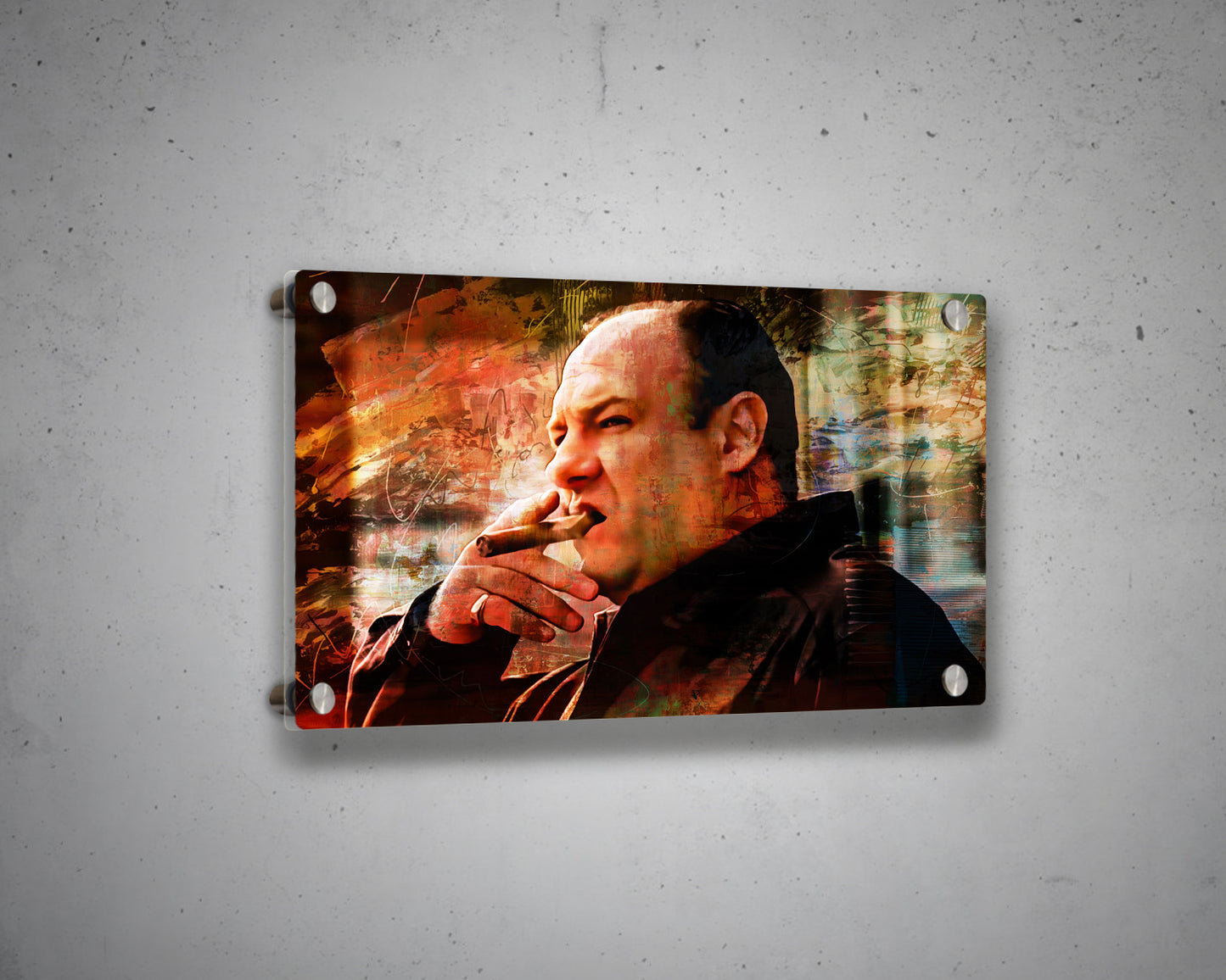 Tony Soprano Multicolour Wall Art 