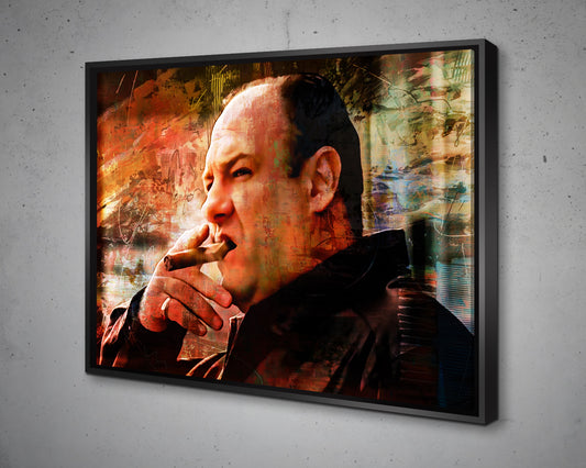 Tony Soprano Multicolour Wall Art 