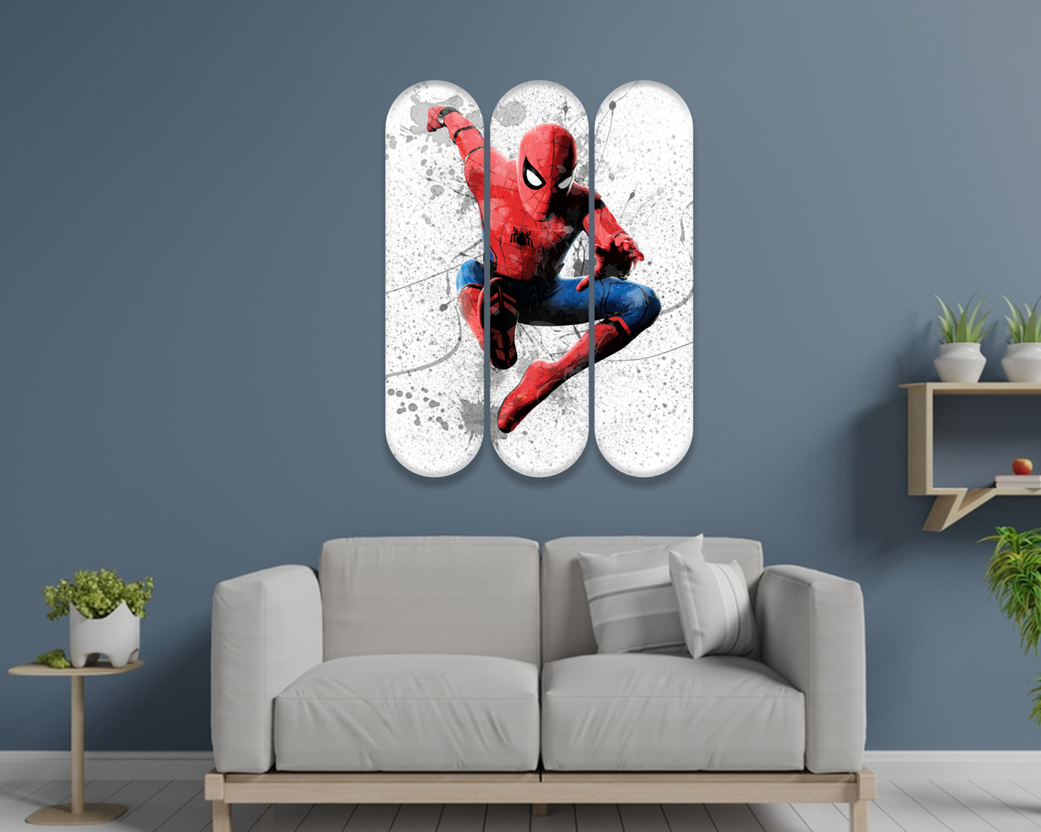 Spiderman Acrylic Skateboard Wall Art 