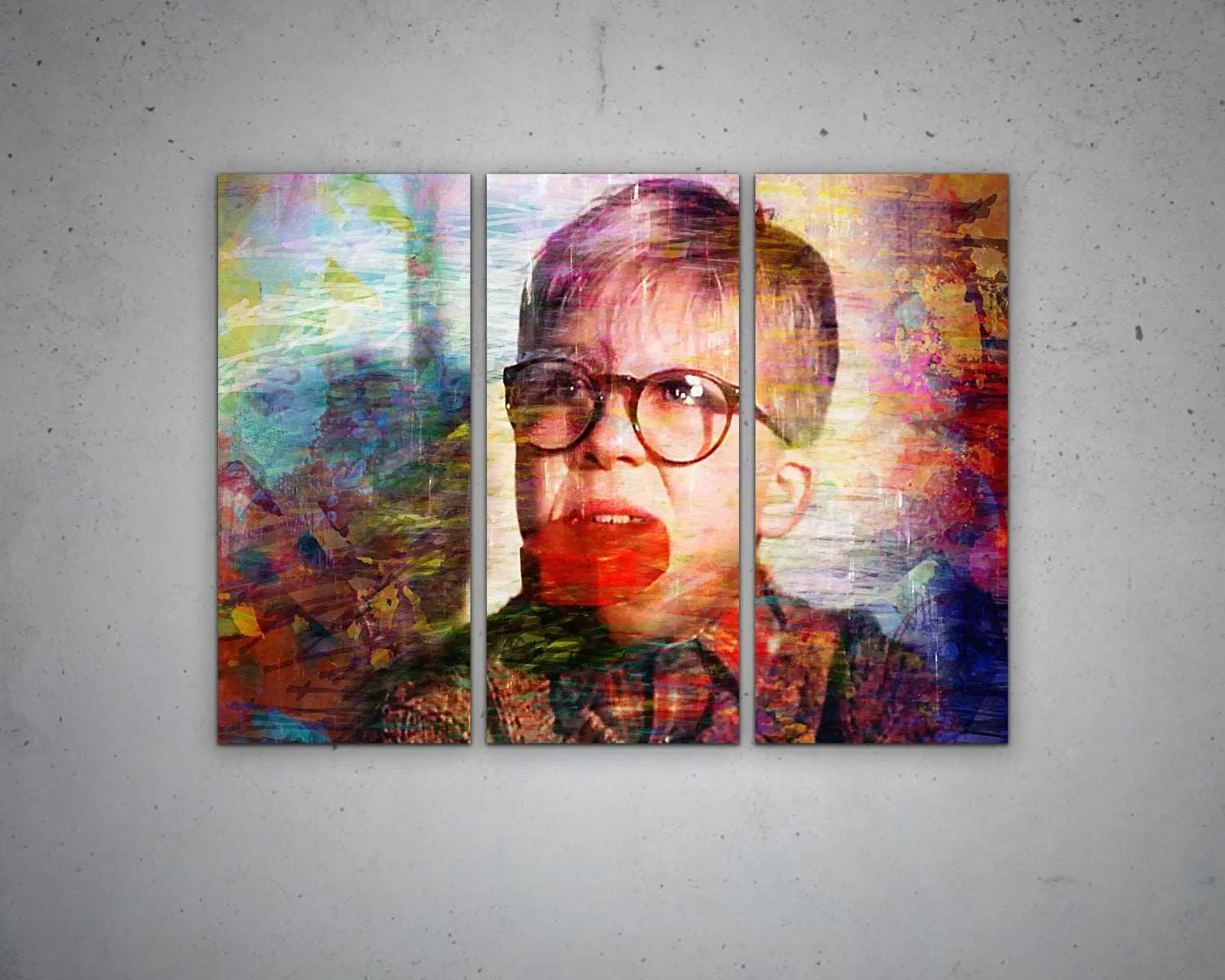 A Christmas Story Multicolour Wall Art 