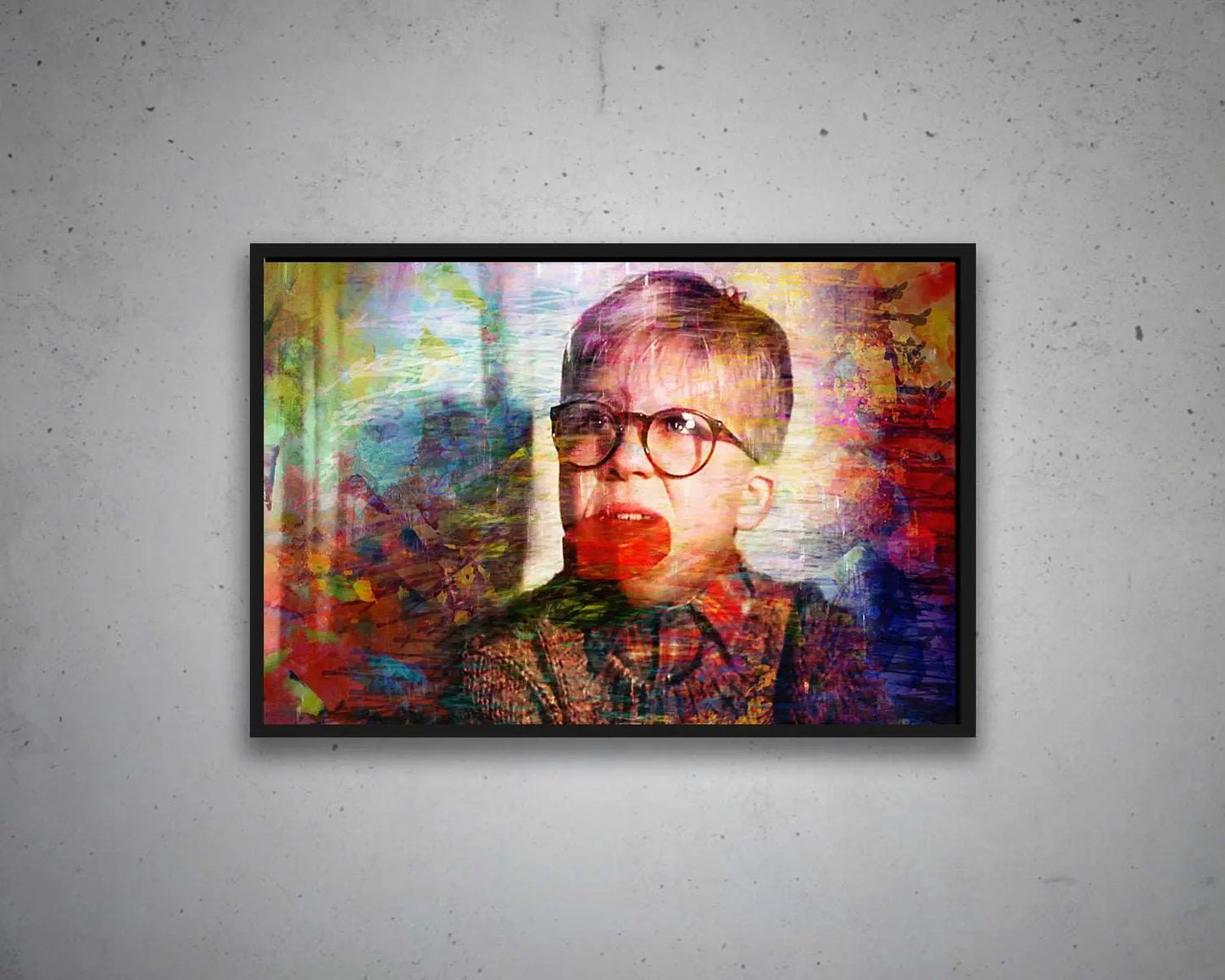 A Christmas Story Multicolour Wall Art 