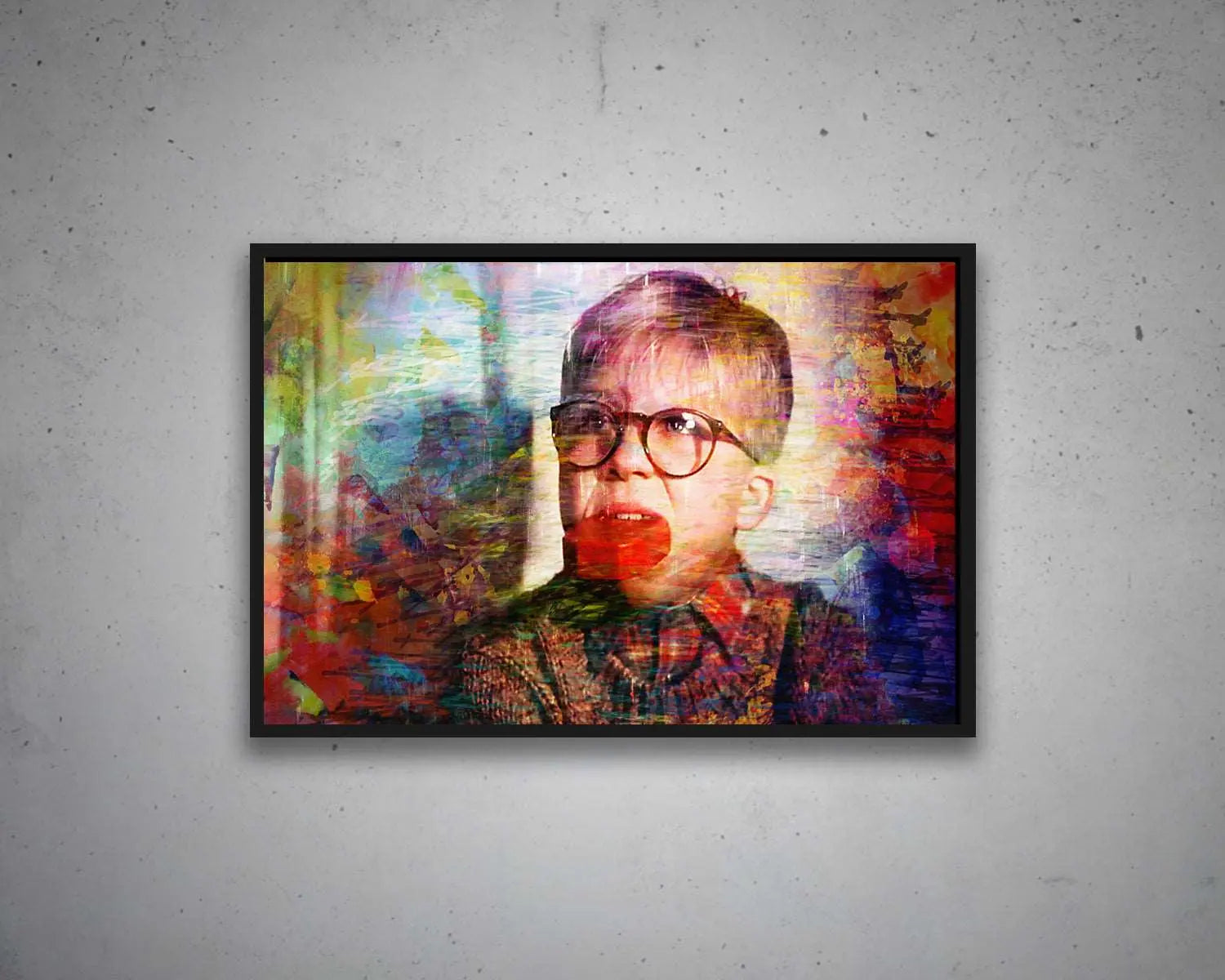 A Christmas Story Multicolour Wall Art 
