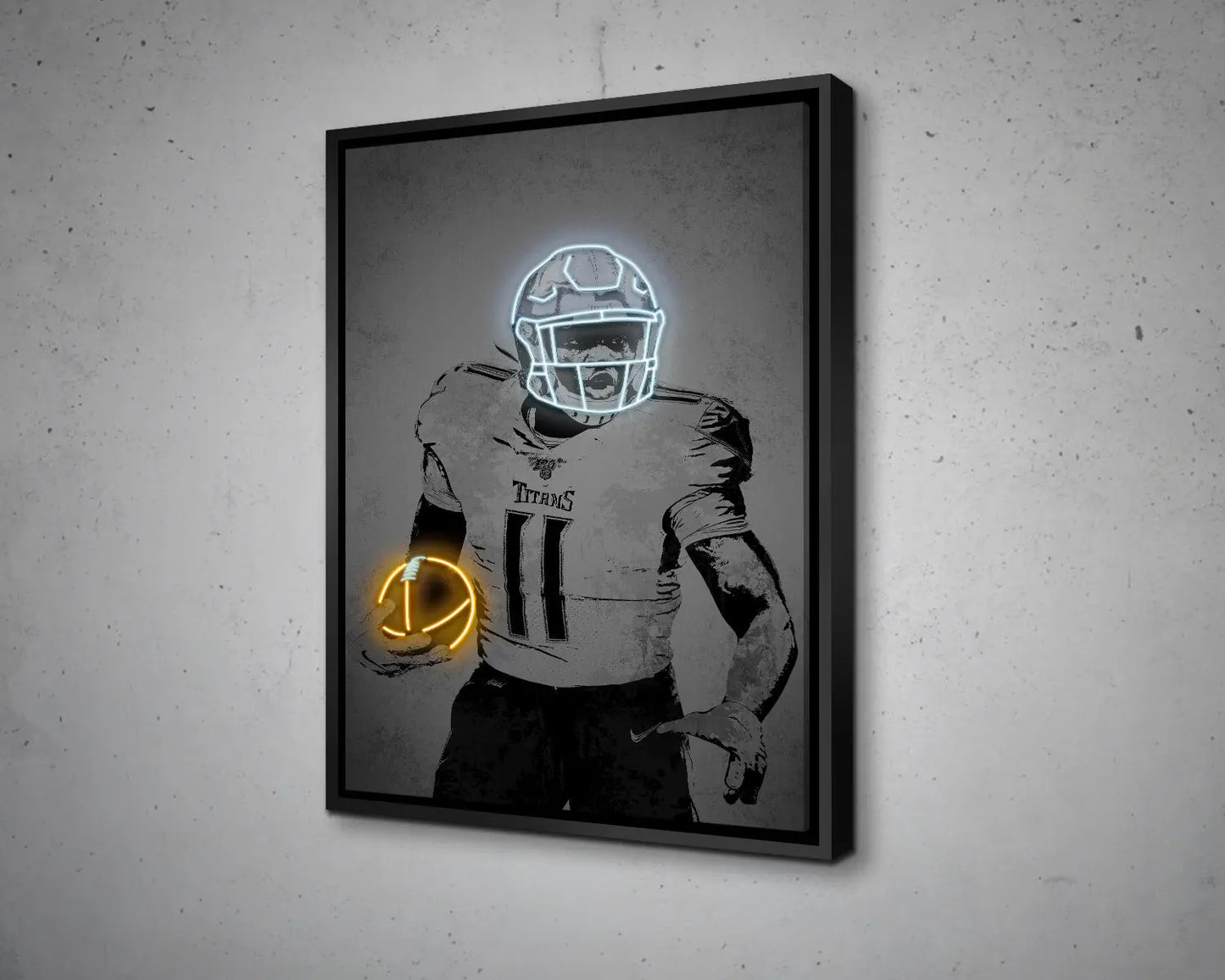 A. J. Brown Canvas Wall Art 