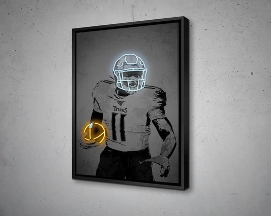 A. J. Brown Canvas Wall Art 