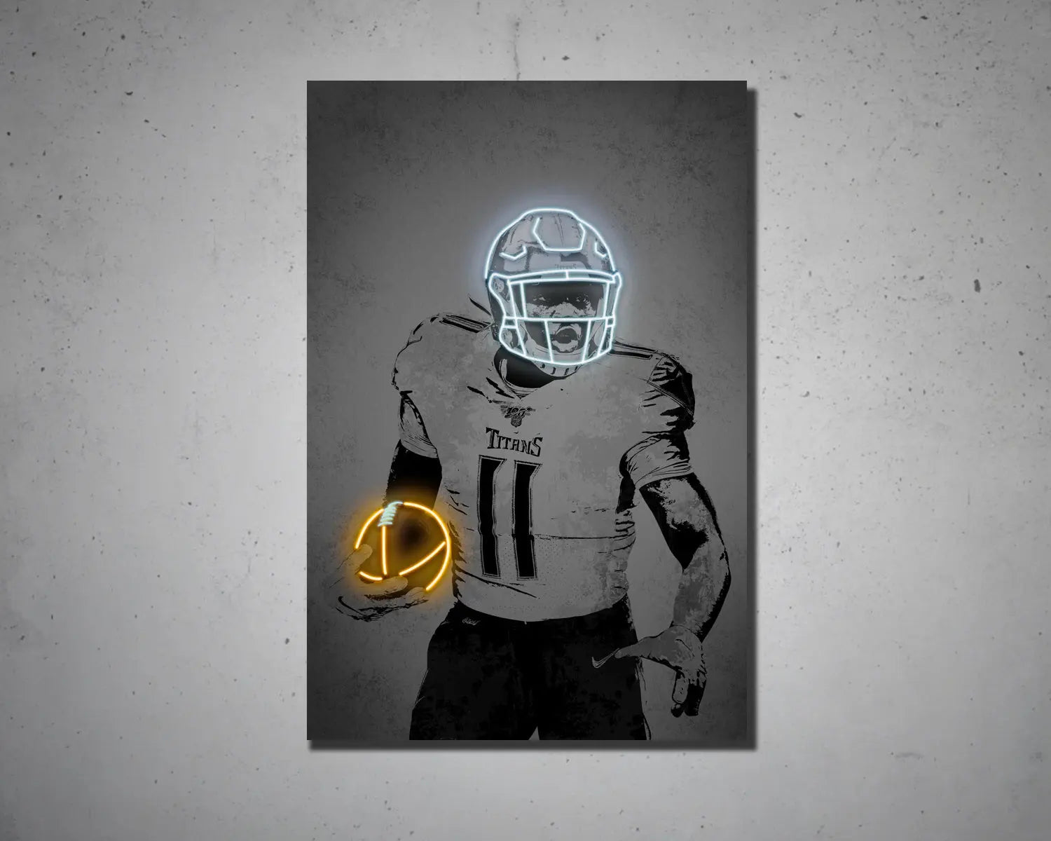 A. J. Brown Canvas Wall Art 