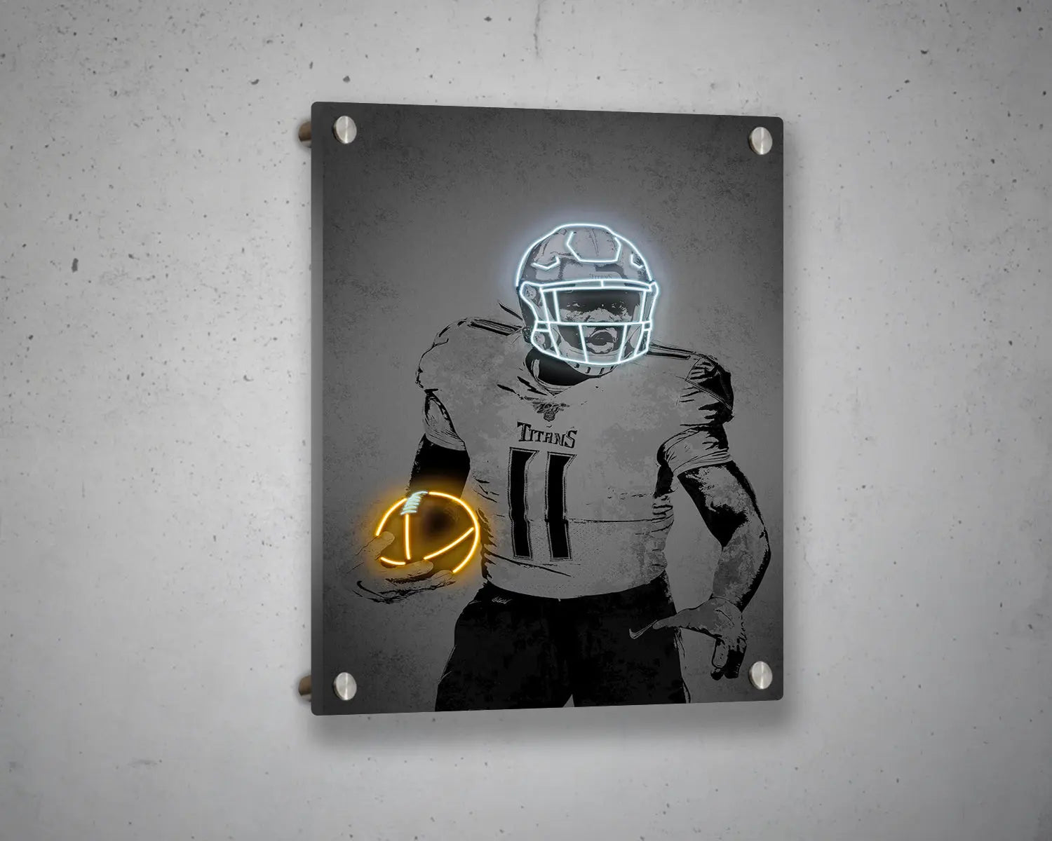 A. J. Brown Canvas Wall Art 