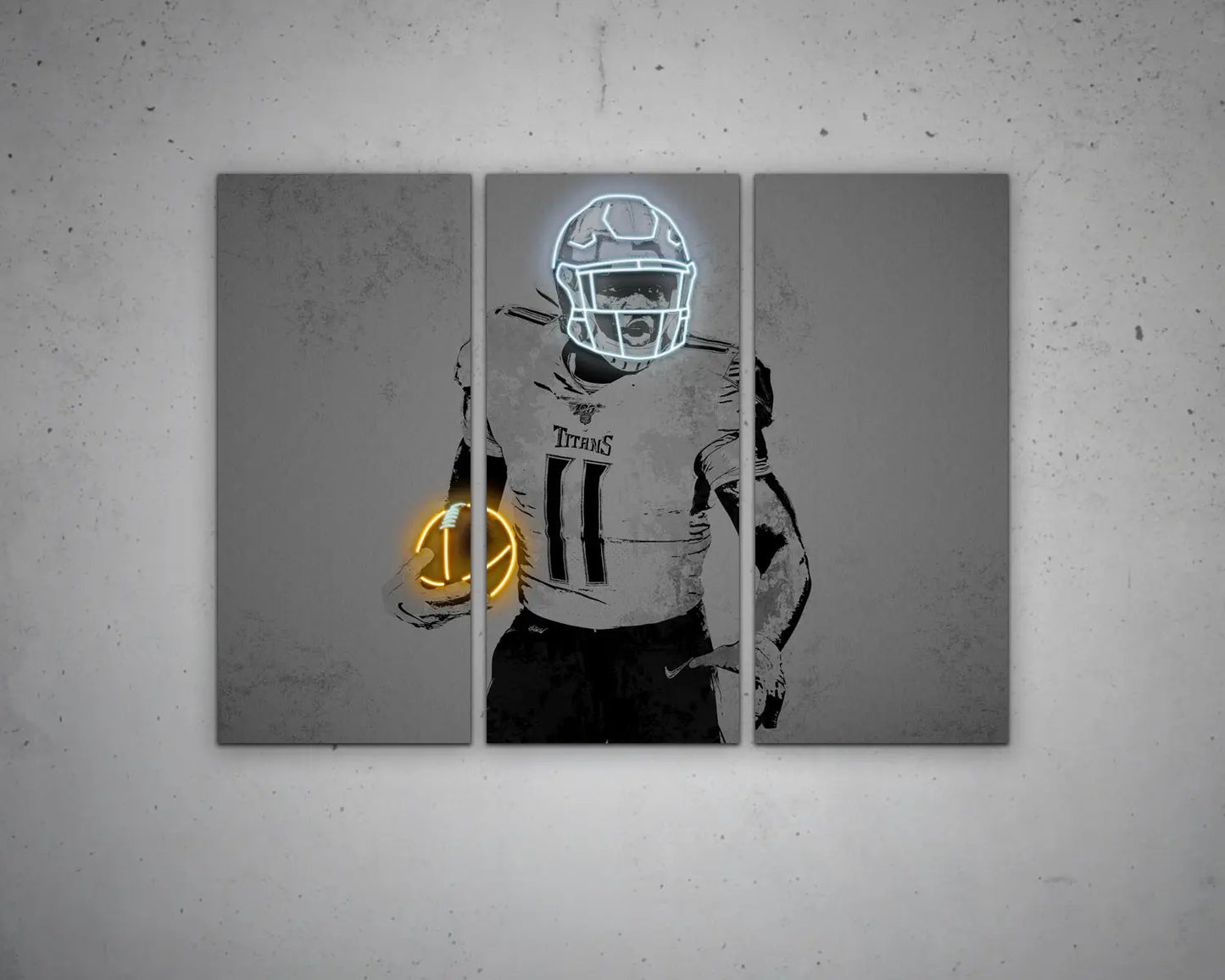 A. J. Brown Canvas Wall Art 