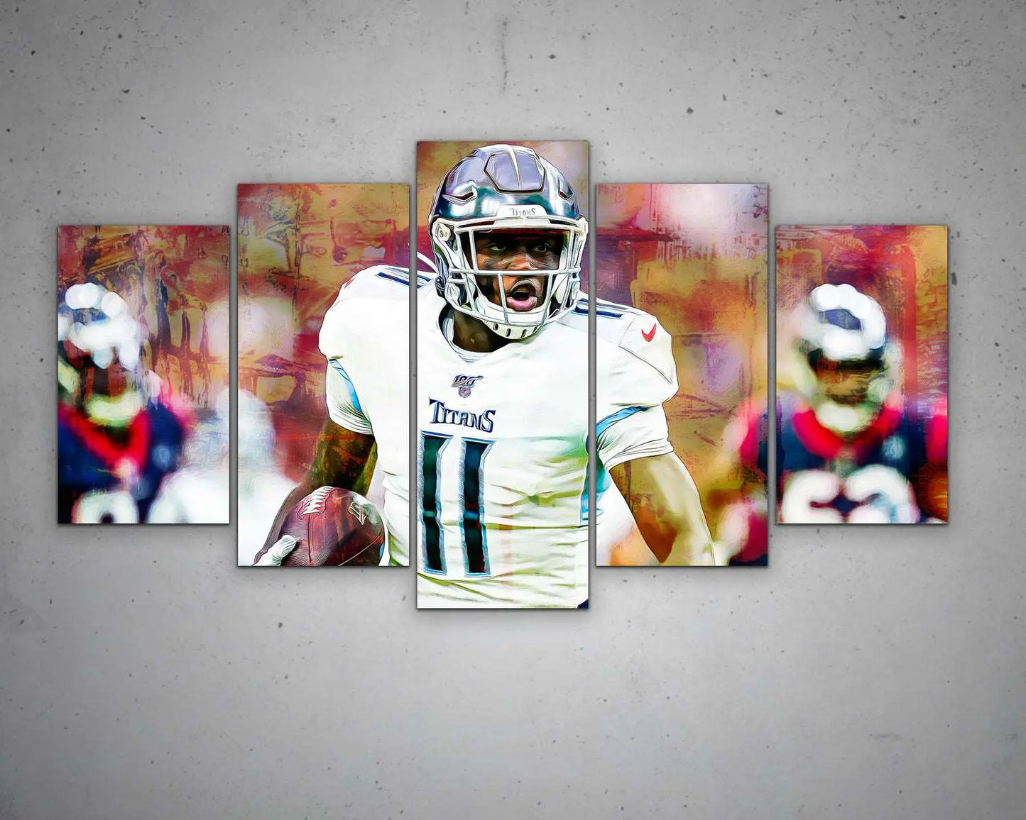 A. J. Brown Multicolour  Wall Art 