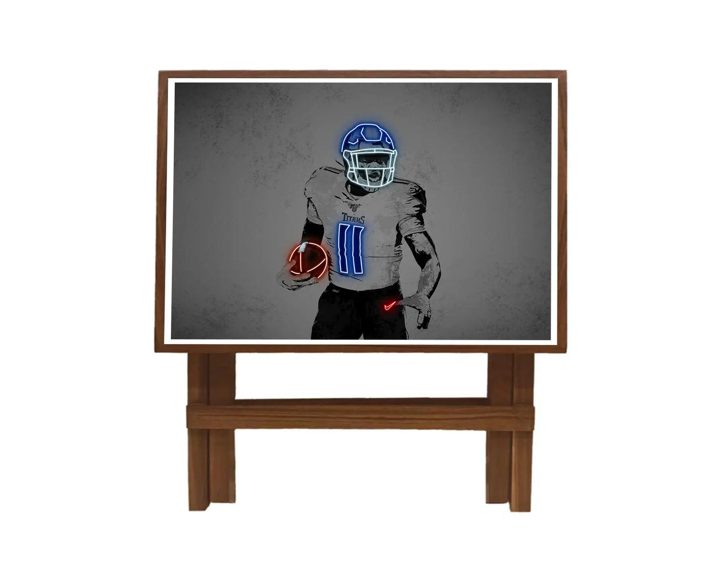 A. J. Brown Neon Effect Coffee and Laptop Table 