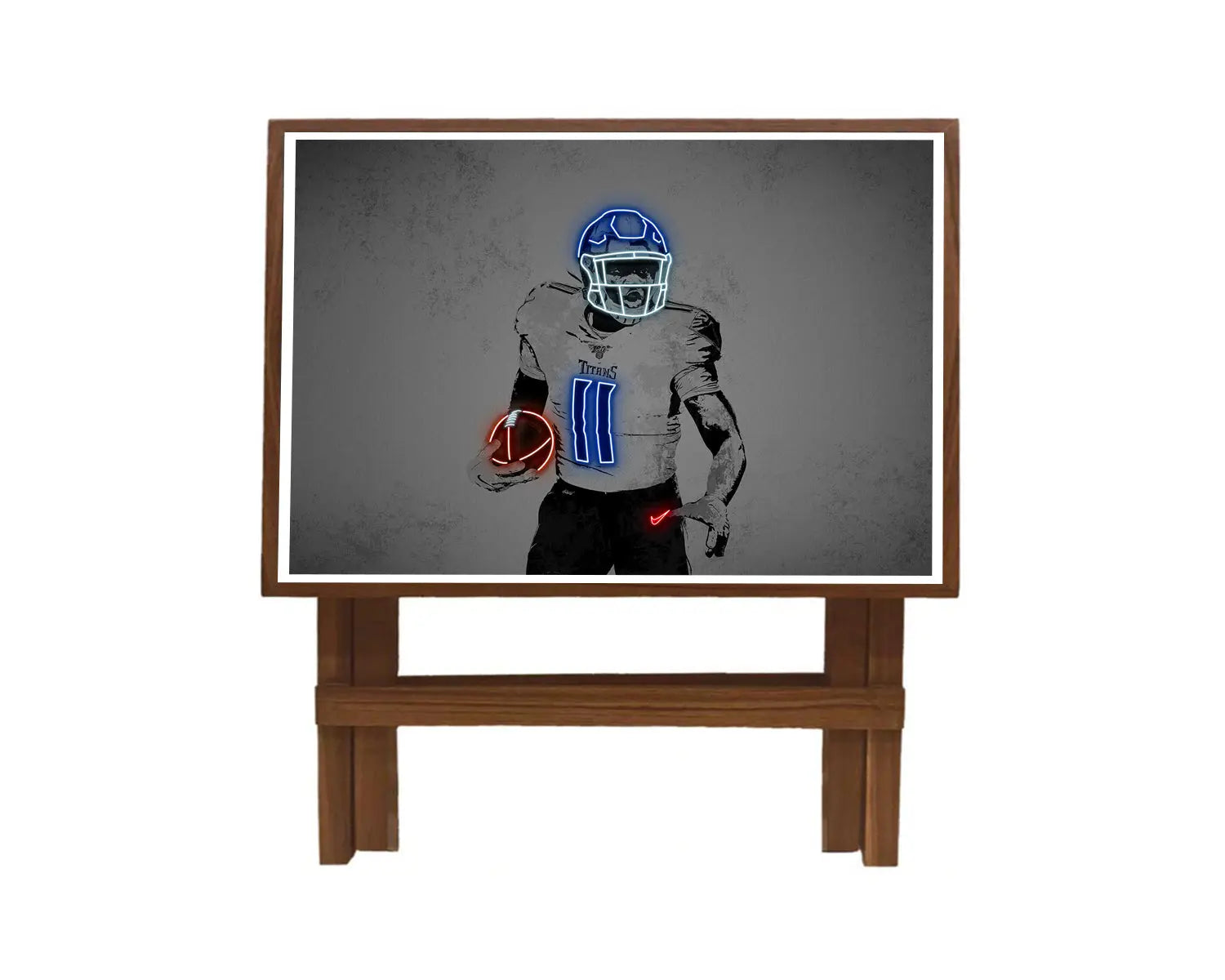 A. J. Brown Neon Effect Coffee and Laptop Table 