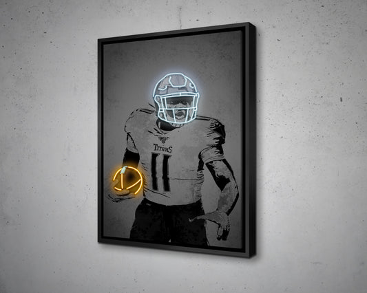 A. J. Brown Canvas Wall Art