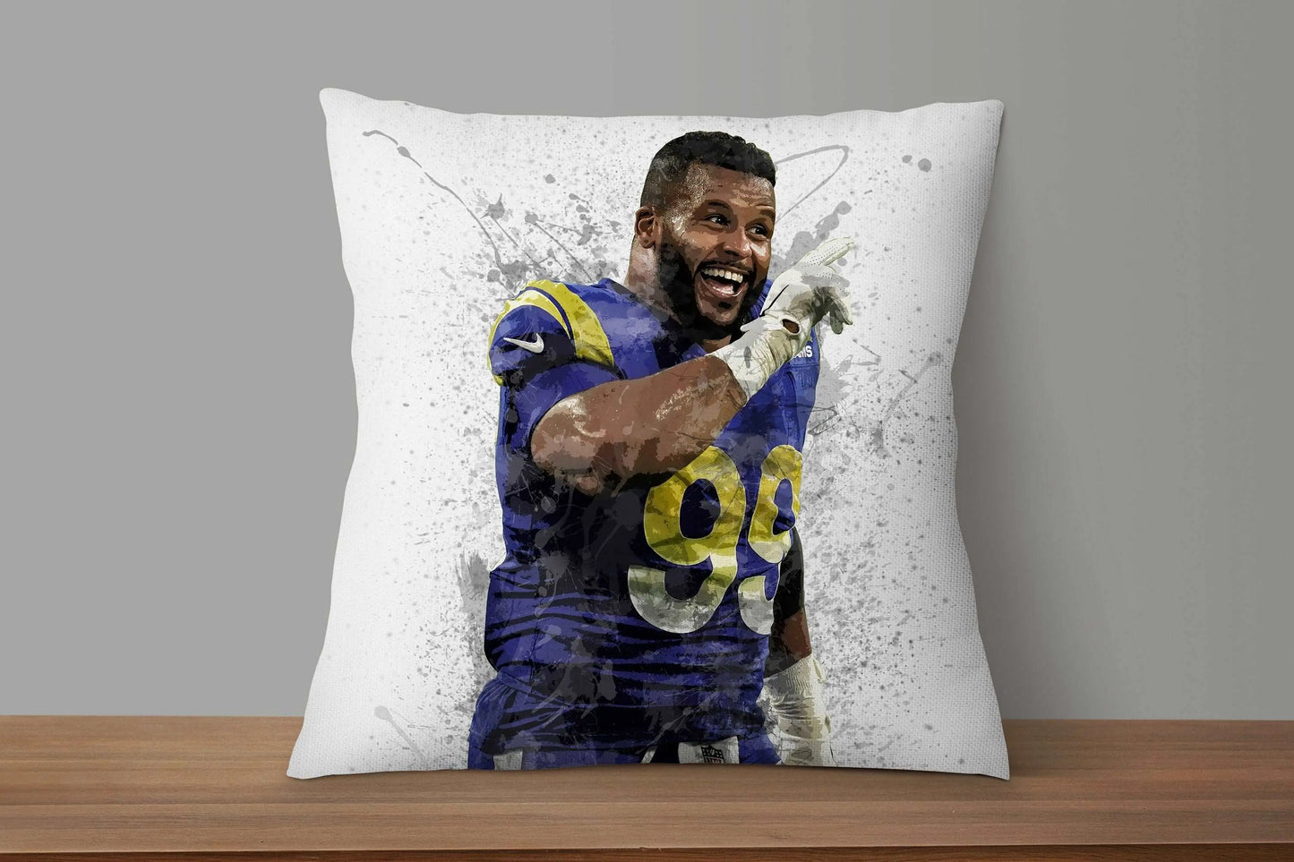 Aaron Donald Pillow Splash Effect 