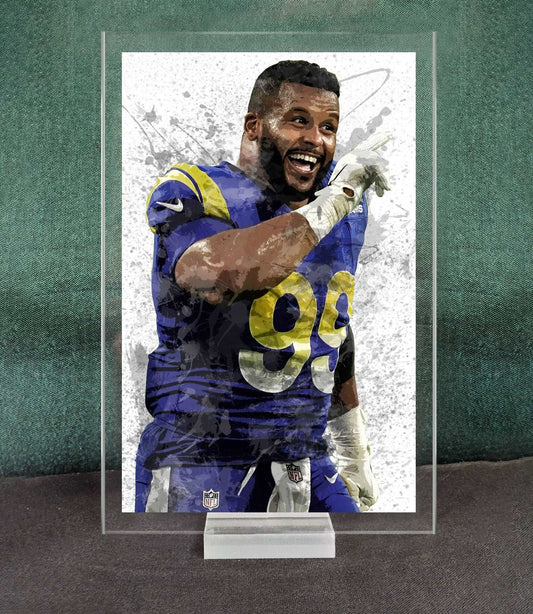 Aaron Donald Splash Effect Acrylic Table Top