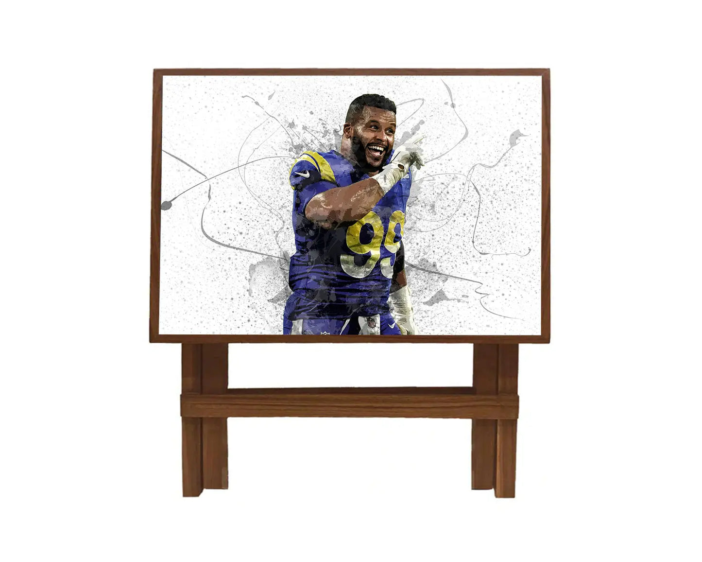 Aaron Donald Splash Effect Coffee and Laptop Table 