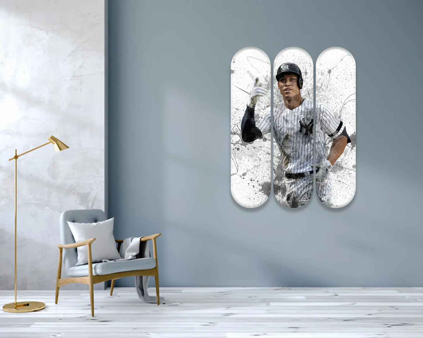 Aaron Judge Acrylic Skateboard Wall Art 