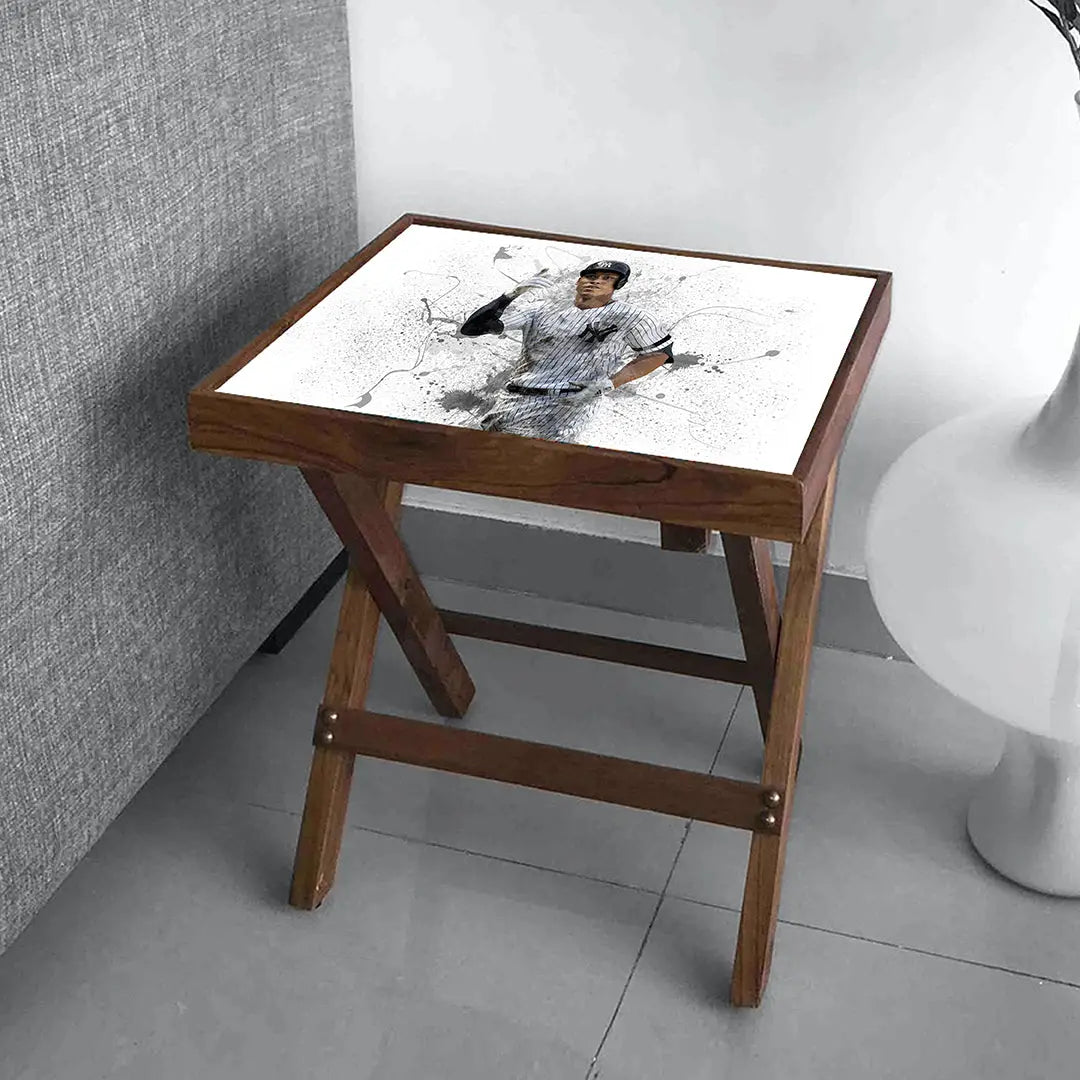 Aaron Judge Splash Effect Coffee and Laptop Table 