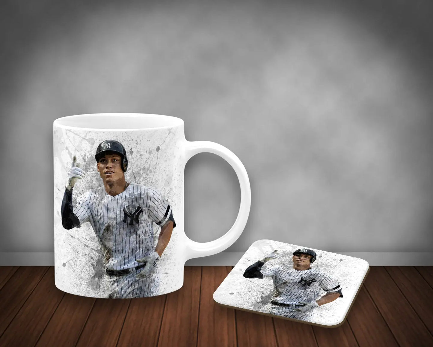 Aaron Judge Splash Effect Mug and Coaster 