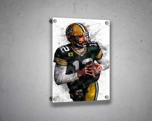 Aaron Rodgers Canvas Wall Art