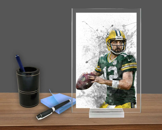 Aaron Rodgers Splash Effect Acrylic Table Top 