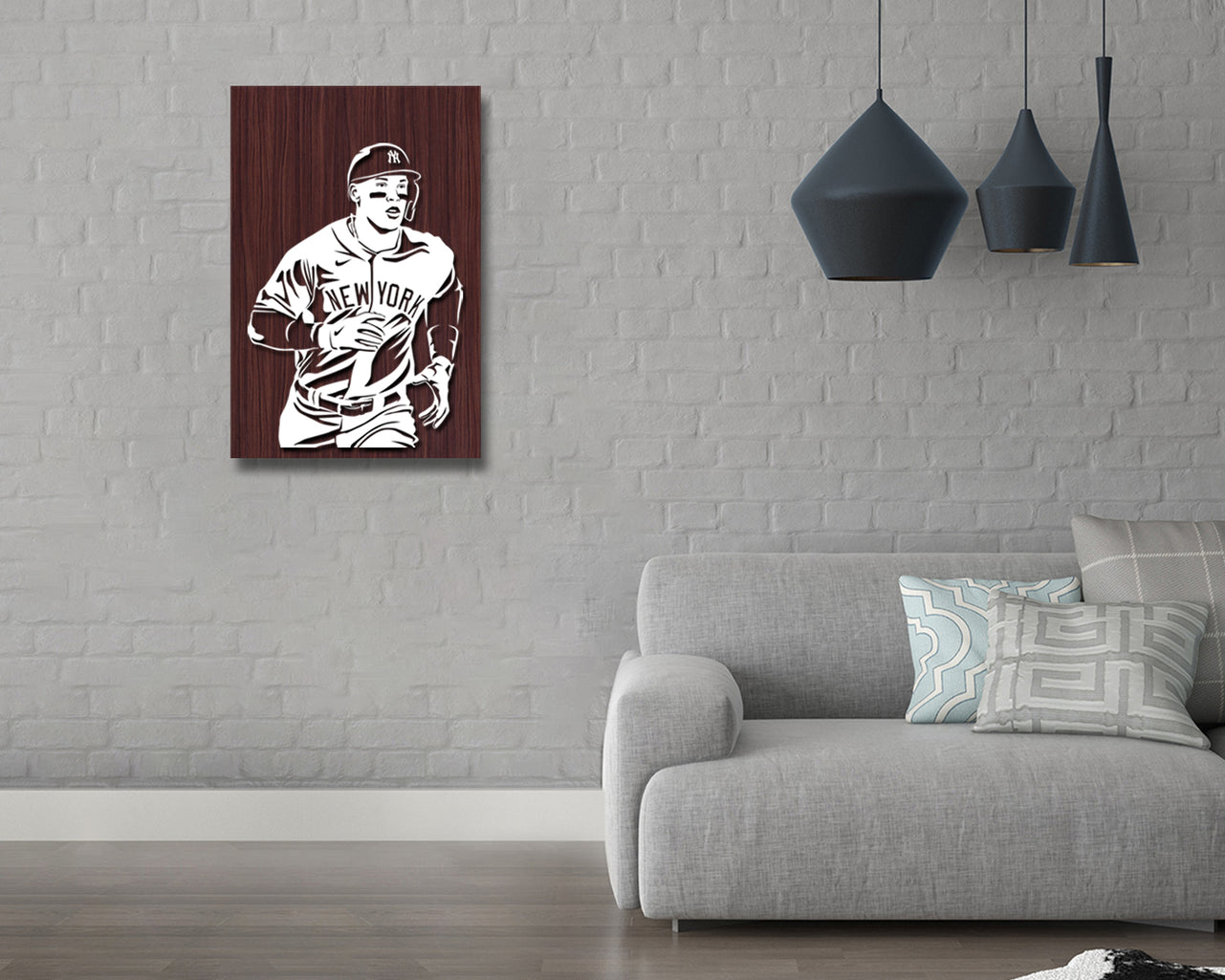 Aaron Judge LED Wooden Decal