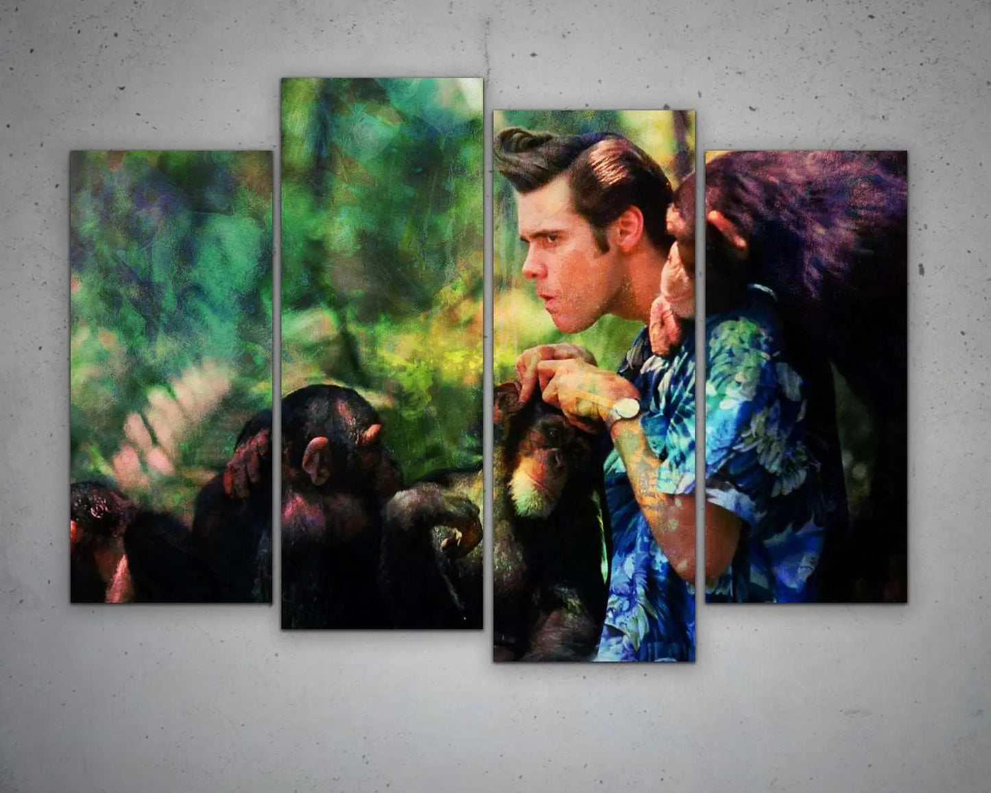Ace Ventura Pet Detective Multicolour Wall Art 