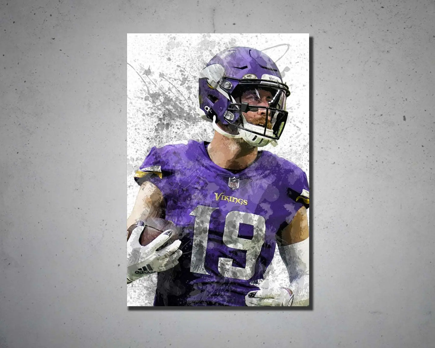 Adam Thielen Canvas Wall Art 