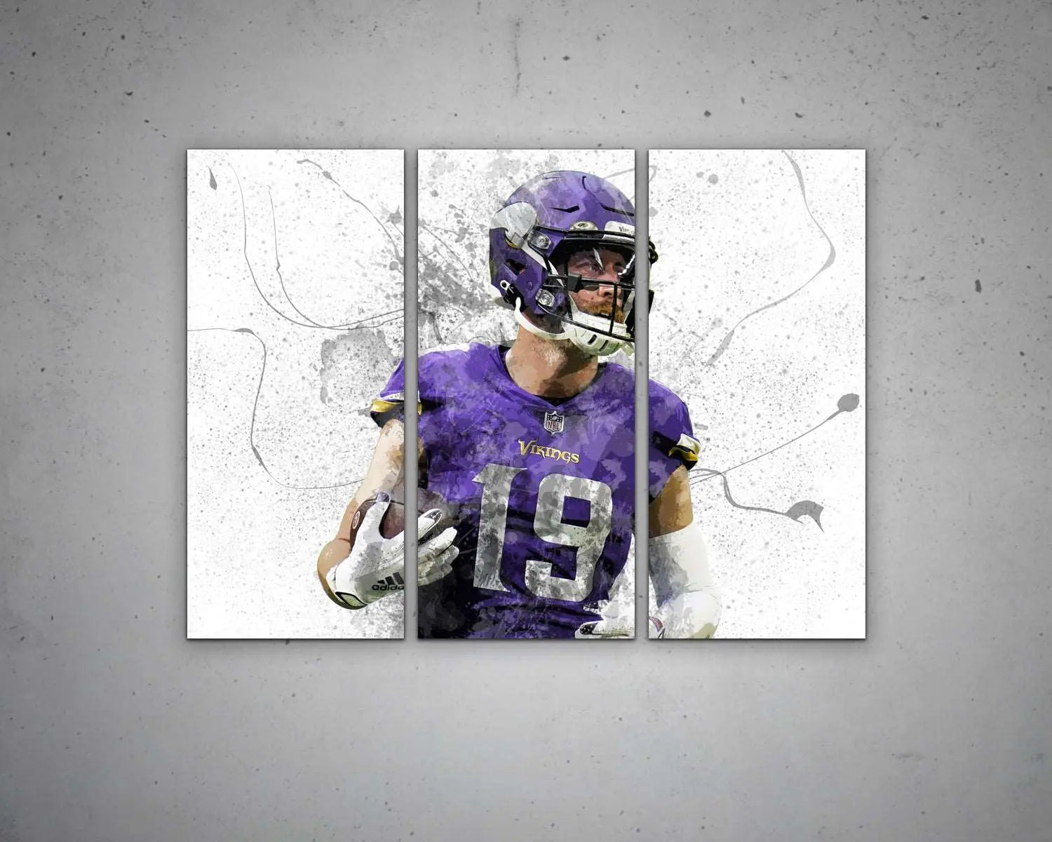Adam Thielen Canvas Wall Art 