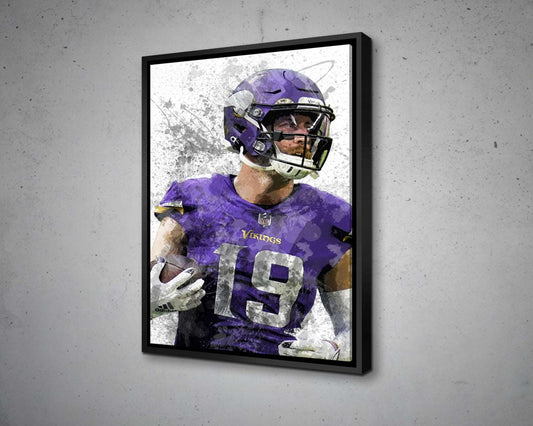 Adam Thielen Canvas Wall Art 