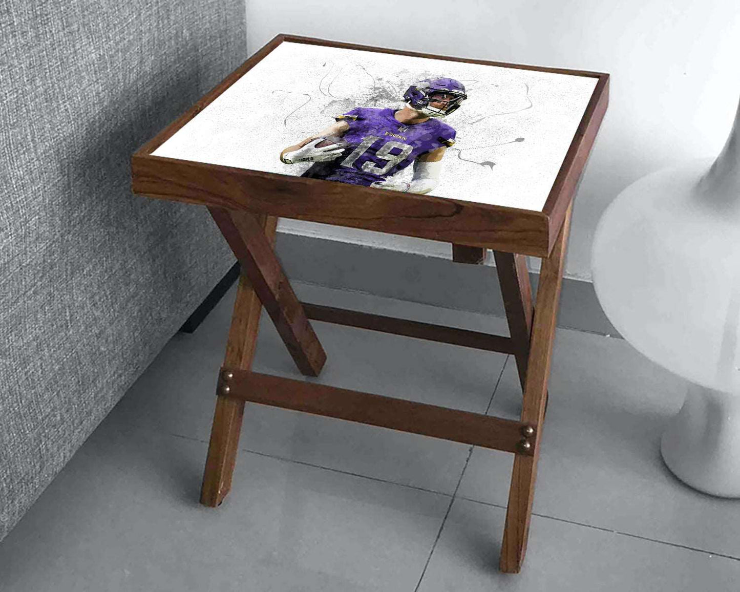 Adam Thielen Splash Effect Coffee and Laptop Table 