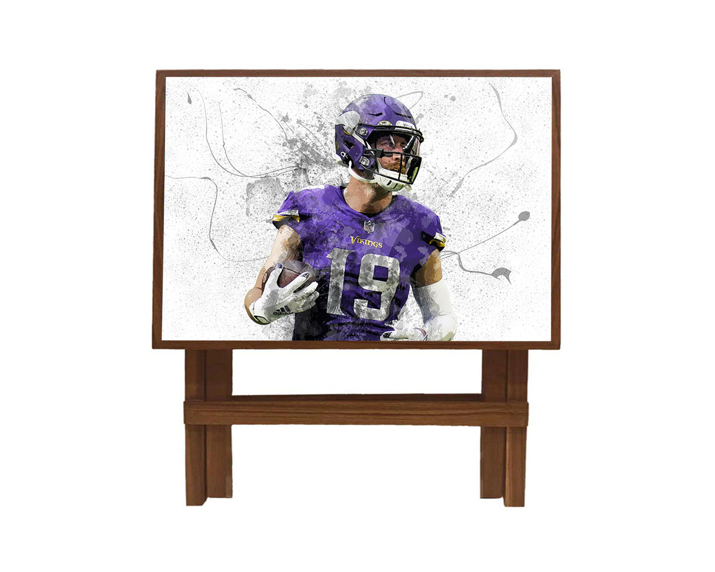 Adam Thielen Splash Effect Coffee and Laptop Table 