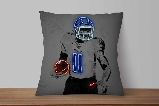 A. J. Brown Neon Effect Pillow
