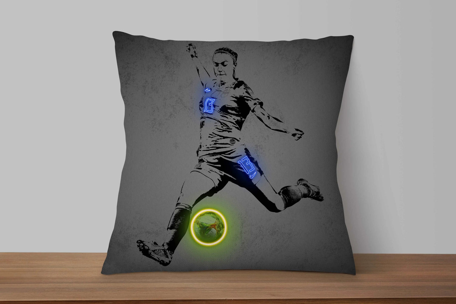 Alex Moegan Neon Effect Pillow 