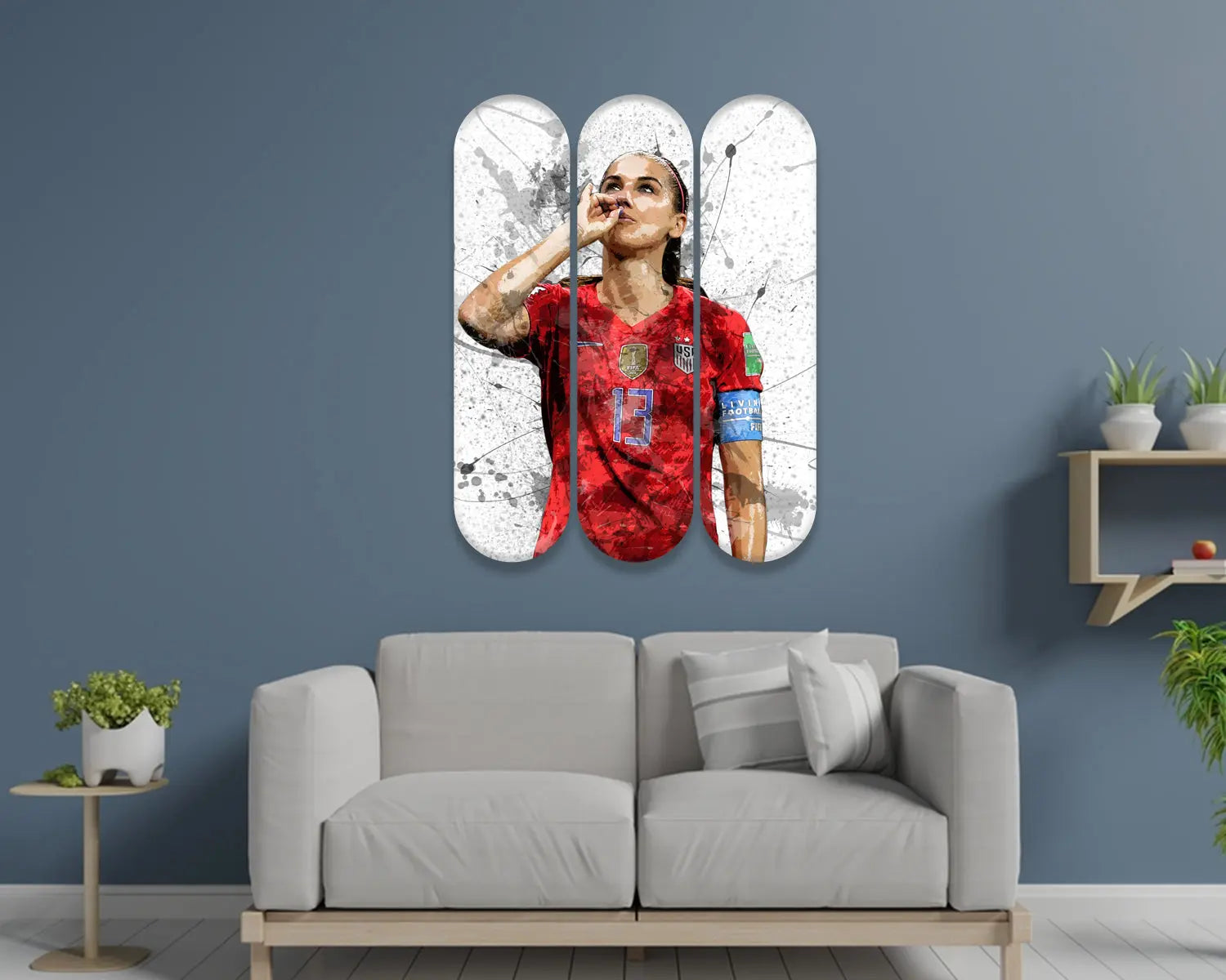 Alex Morgan Acrylic Skateboard Wall Art 