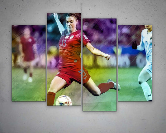 Alex Morgan Multicolour Wall Art