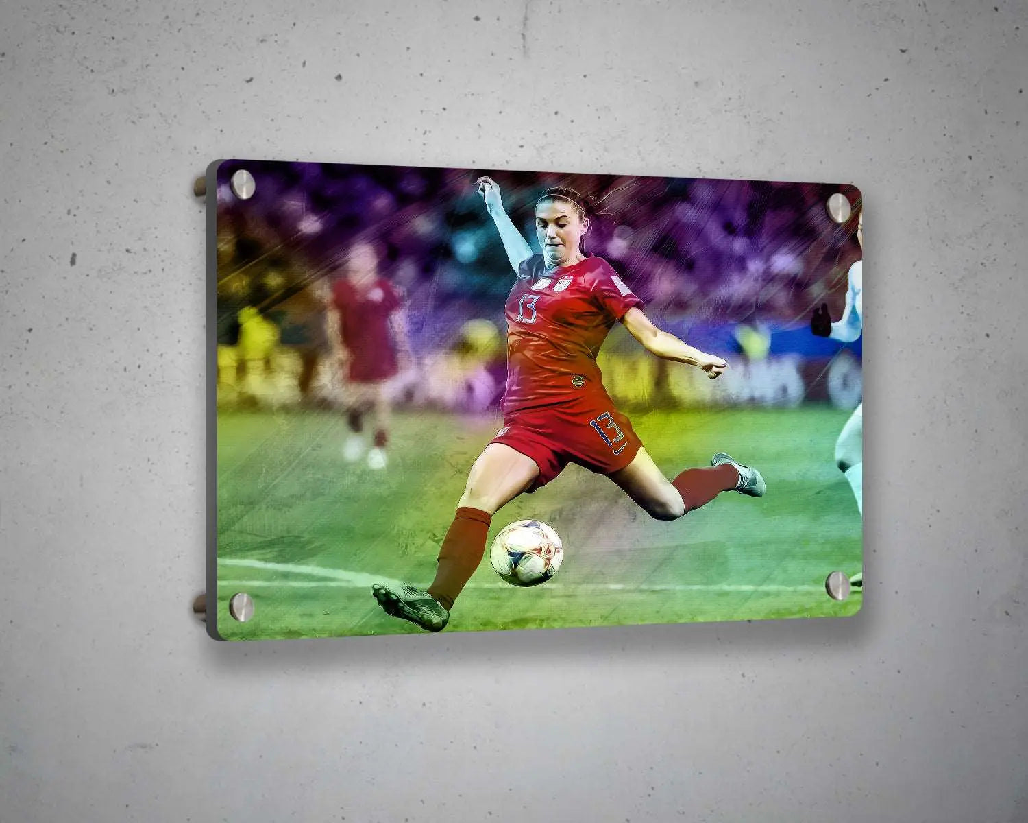 Alex Morgan Multicolour Wall Art 