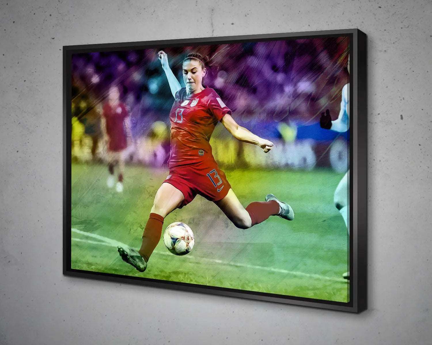 Alex Morgan Multicolour Wall Art 