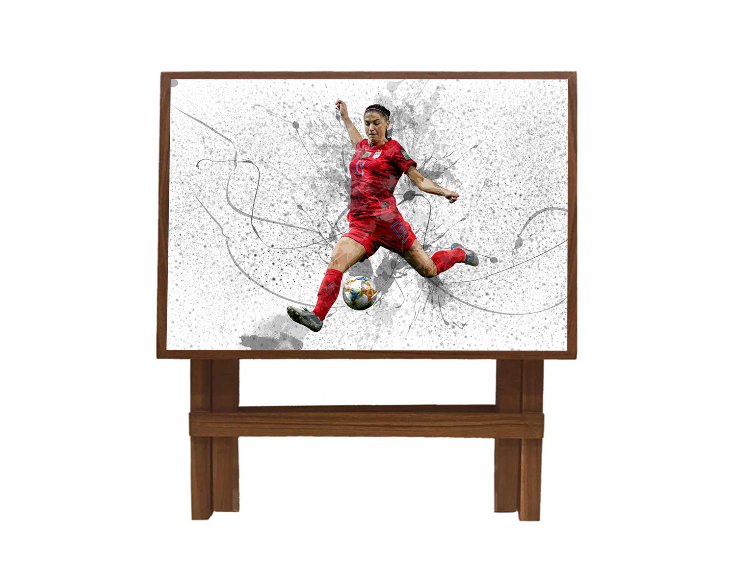 Alex Morgan Splash Effect Coffee and Laptop Table 